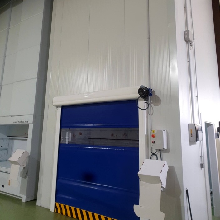 Puerta frigorífica industrial