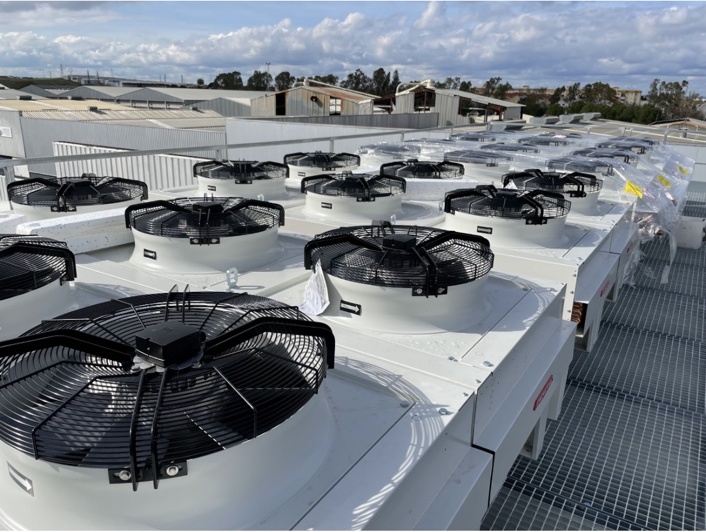 Instalación frigorífica en plataforma logística
