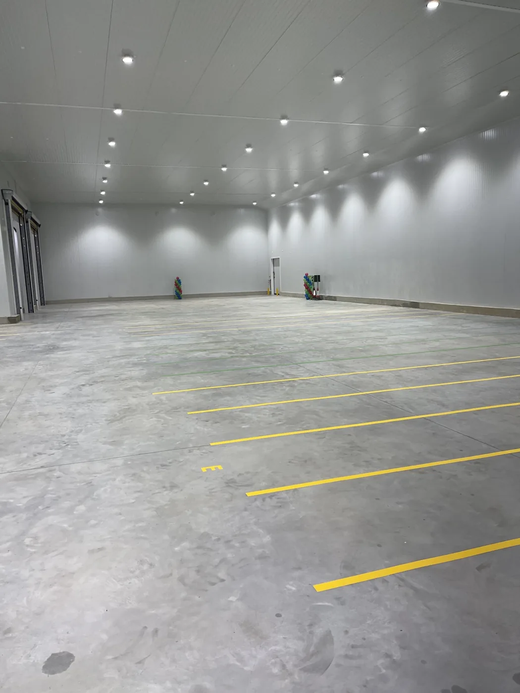 Evaporador industrial en una instalación frigorífica